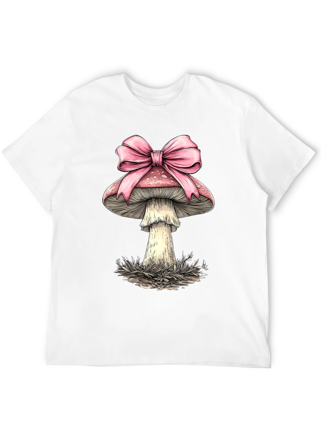 Mushroom Bow T-Shirt - Funky Design
