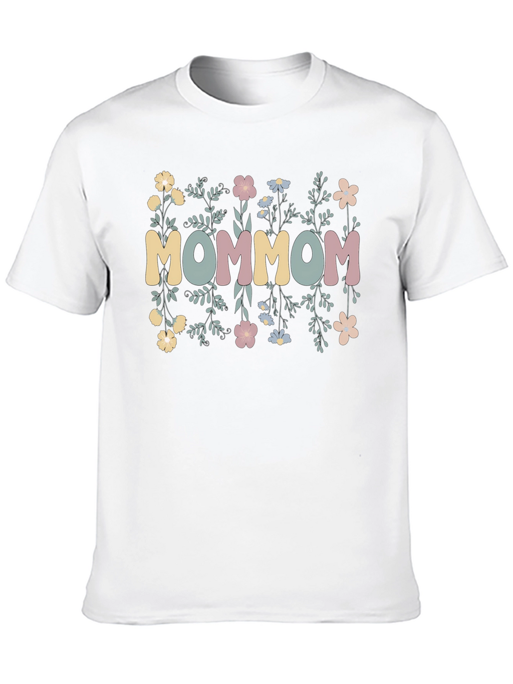 Floral MOMMOM Graphic Tee