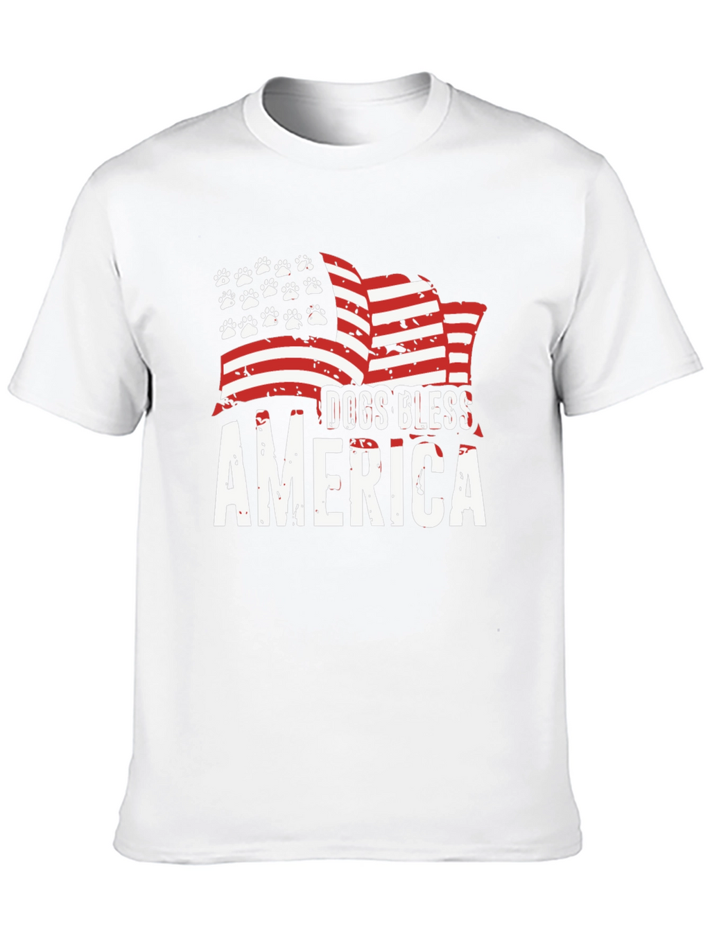 Dogs Bless America T-Shirt - Patriotic Dog Lover Tee
