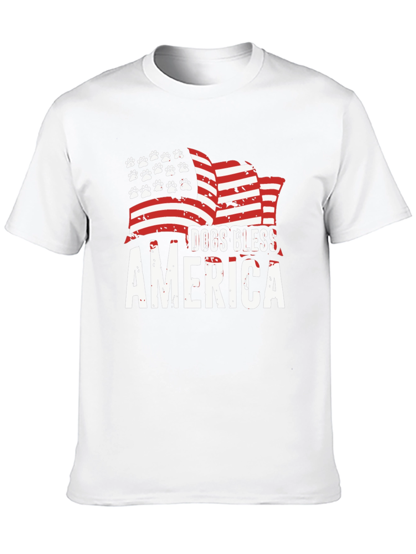 Dogs Bless America T-Shirt - Patriotic Dog Lover Tee