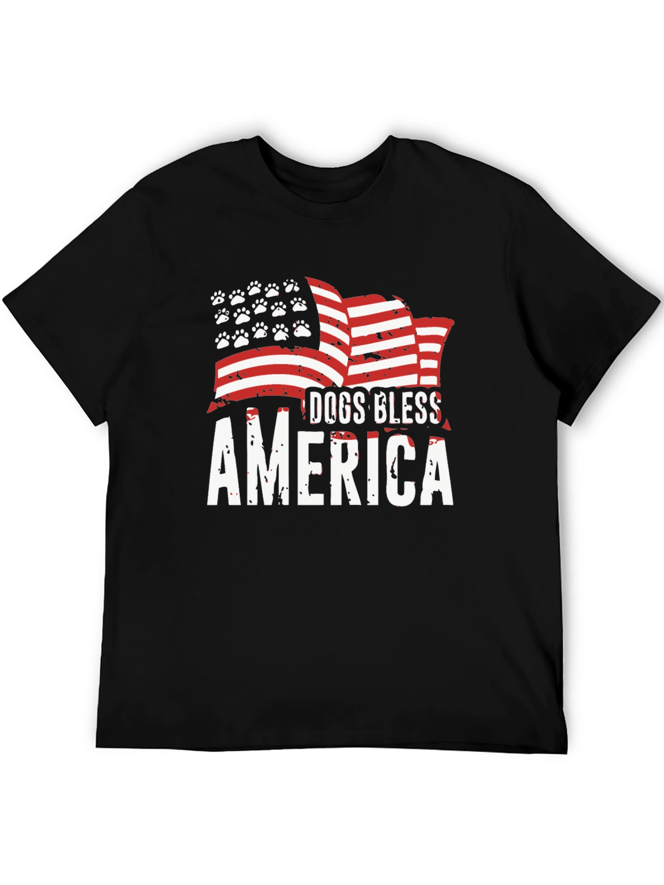 Dogs Bless America T-Shirt - Patriotic Dog Lover Tee