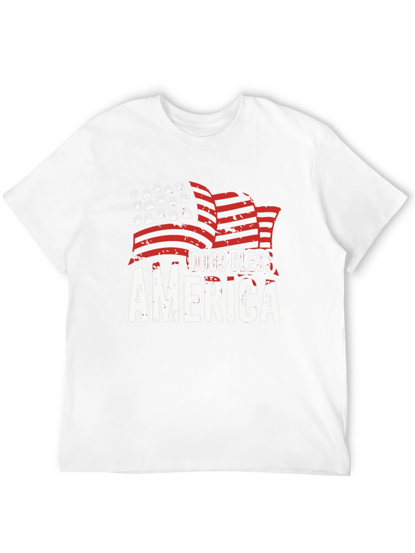 Dogs Bless America T-Shirt - Patriotic Dog Lover Tee
