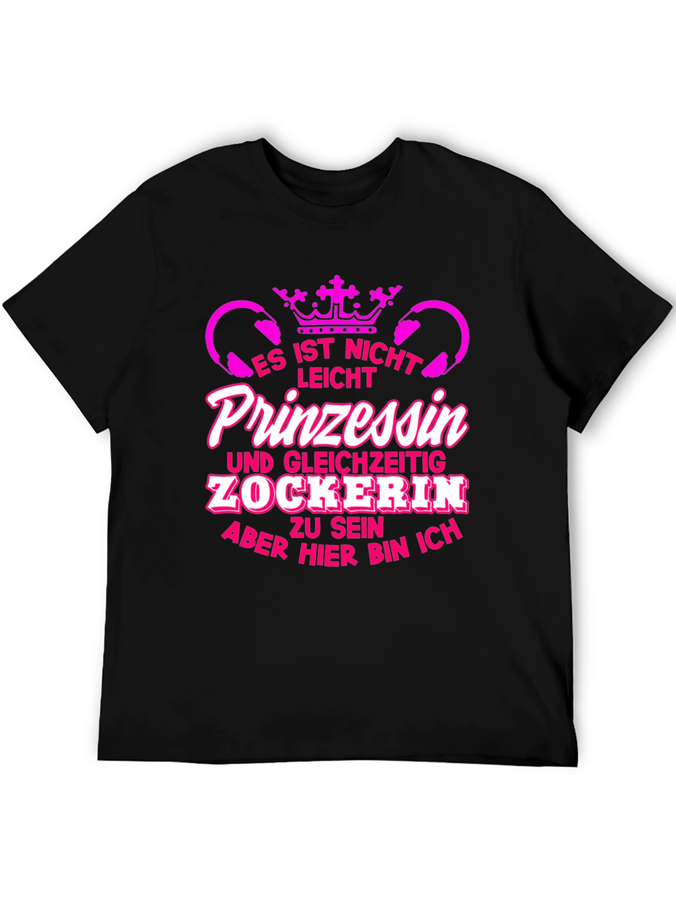 Princess Gamer T-Shirt - Funny German Tee