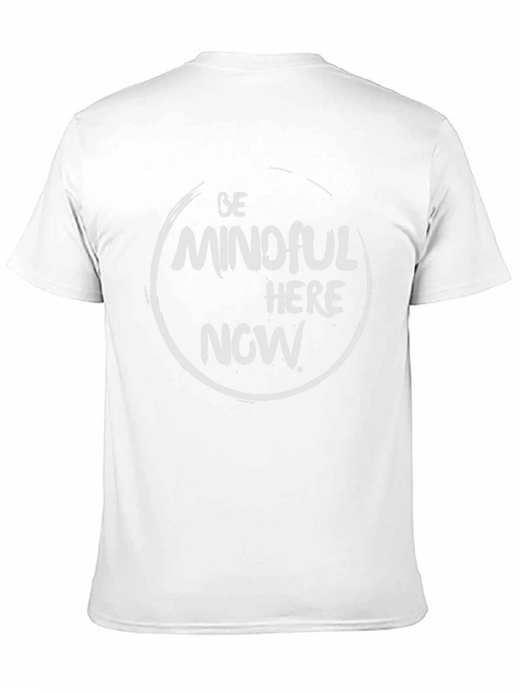 Mindful Here Now Graphic Tee - Zen Inspired T-Shirt