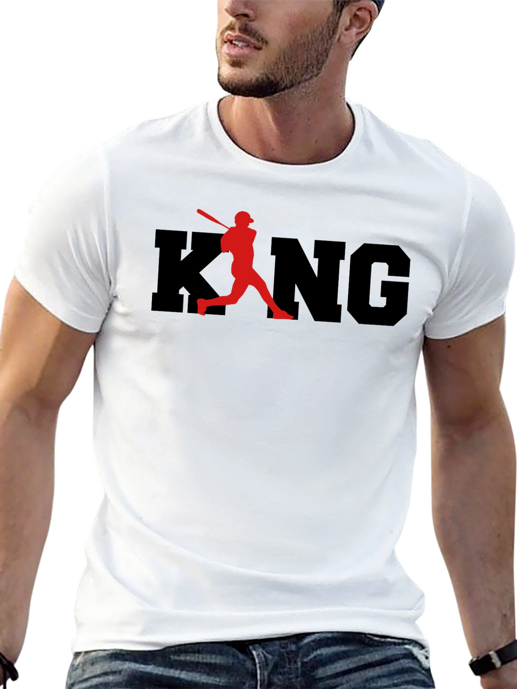 Baseball King Graphic T-Shirt
