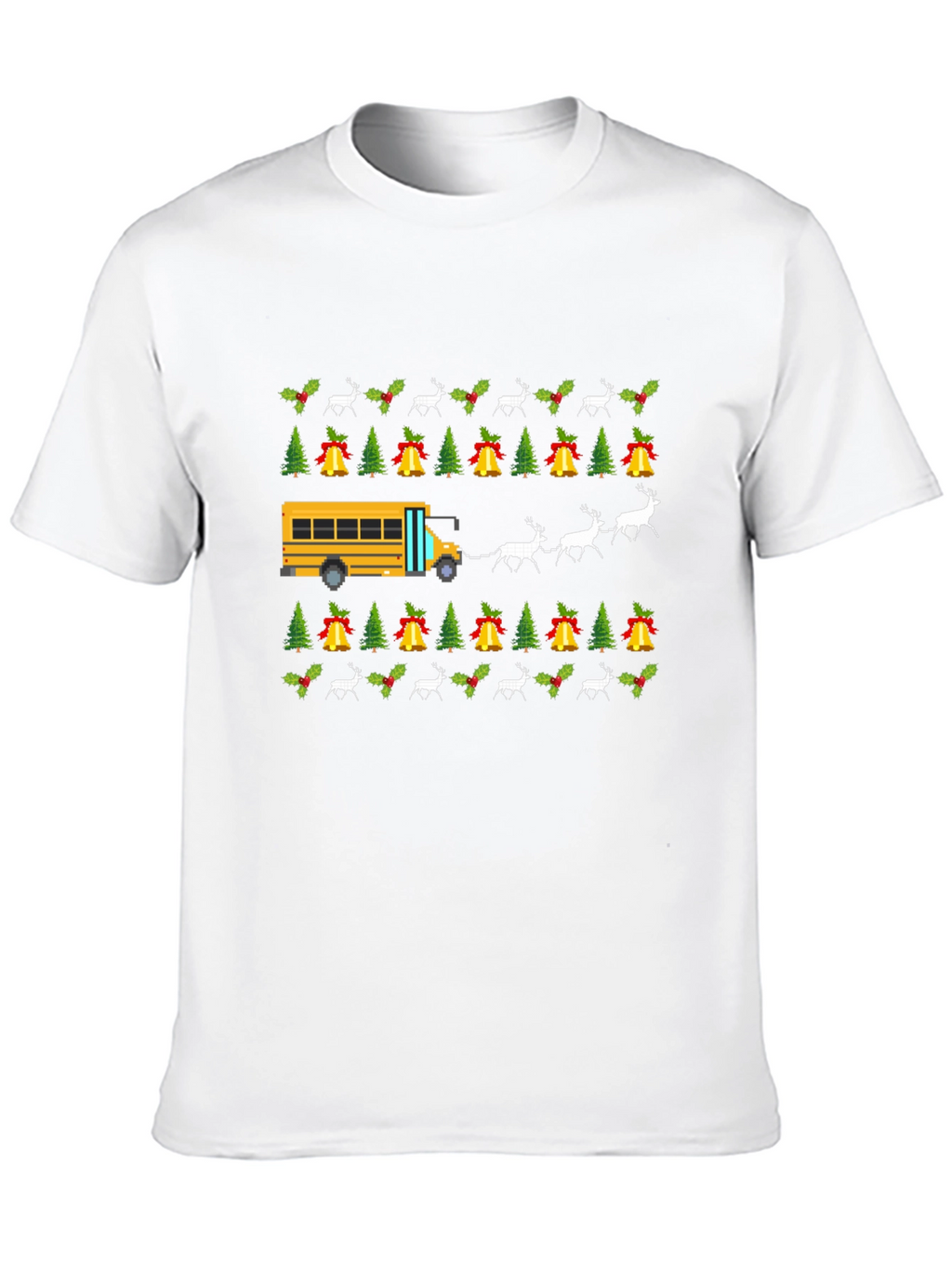 Christmas School Bus T-Shirt
