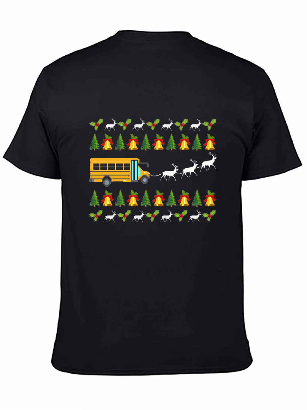 Christmas School Bus T-Shirt