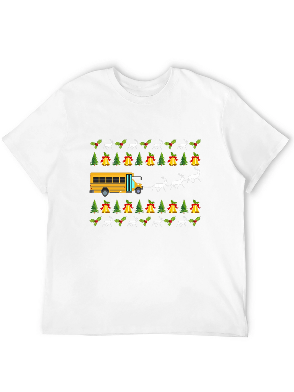 Christmas School Bus T-Shirt