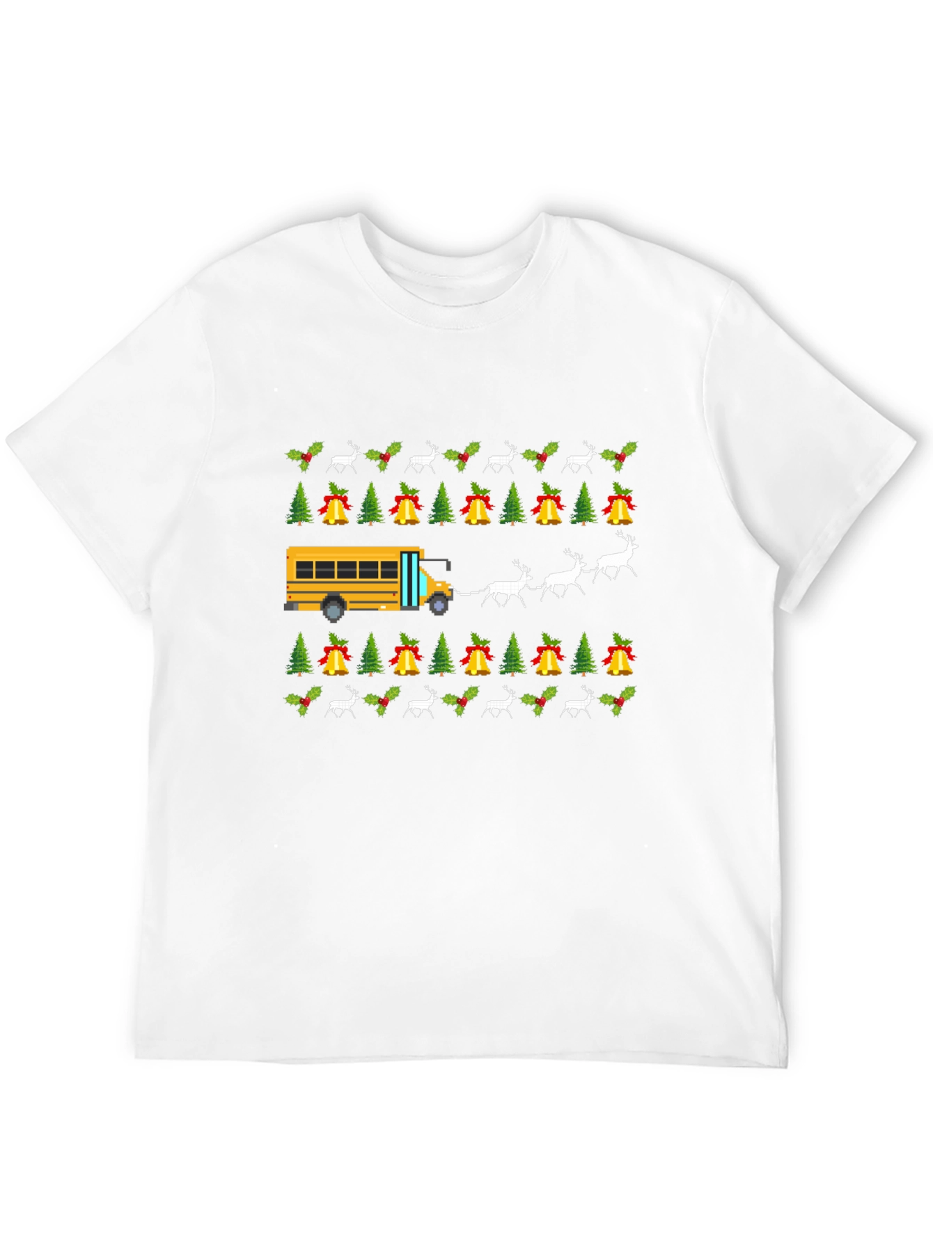 Christmas School Bus T-Shirt