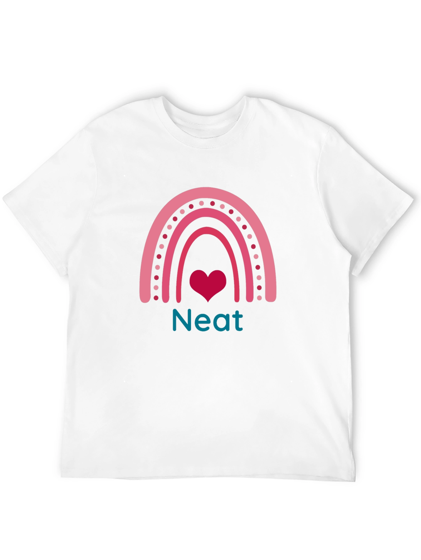 Neat Rainbow Heart Graphic Tee