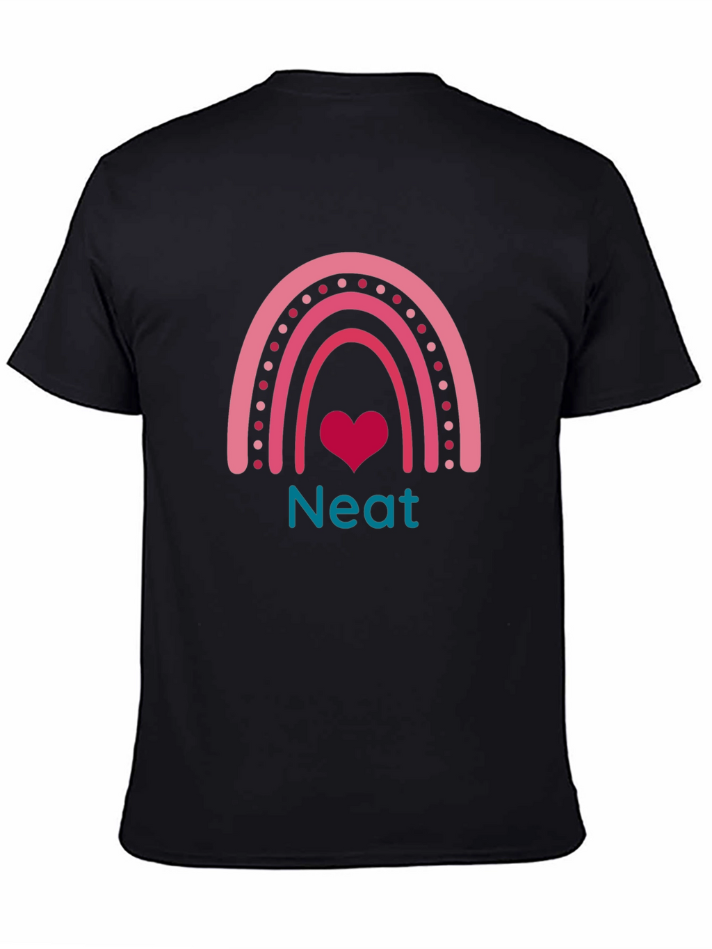 Neat Rainbow Heart Graphic Tee
