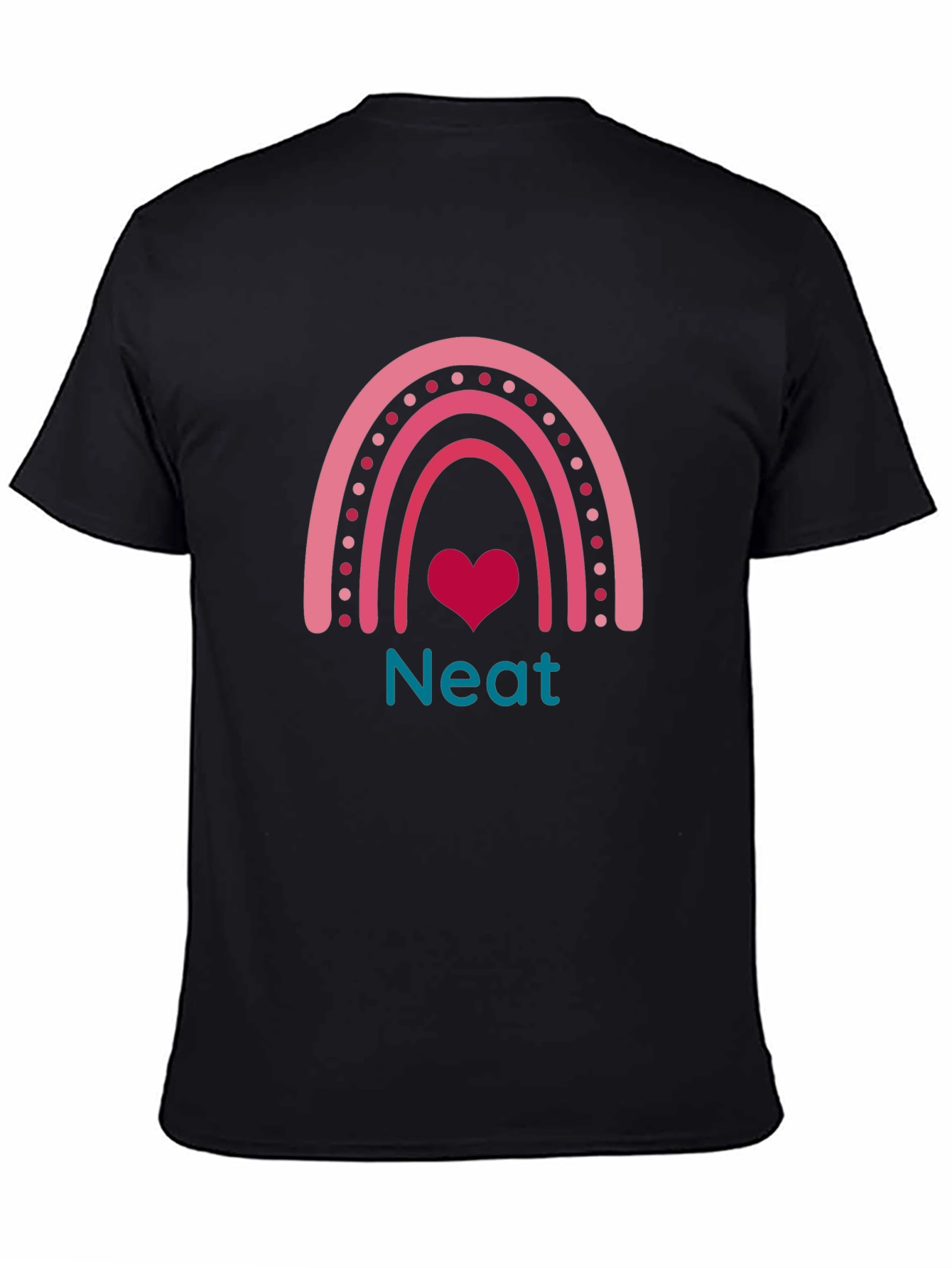 Neat Rainbow Heart Graphic Tee