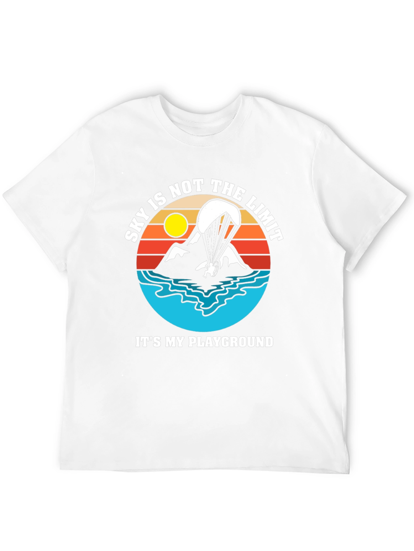 Skys Not The Limit T-Shirt - Paragliding Adventure Tee