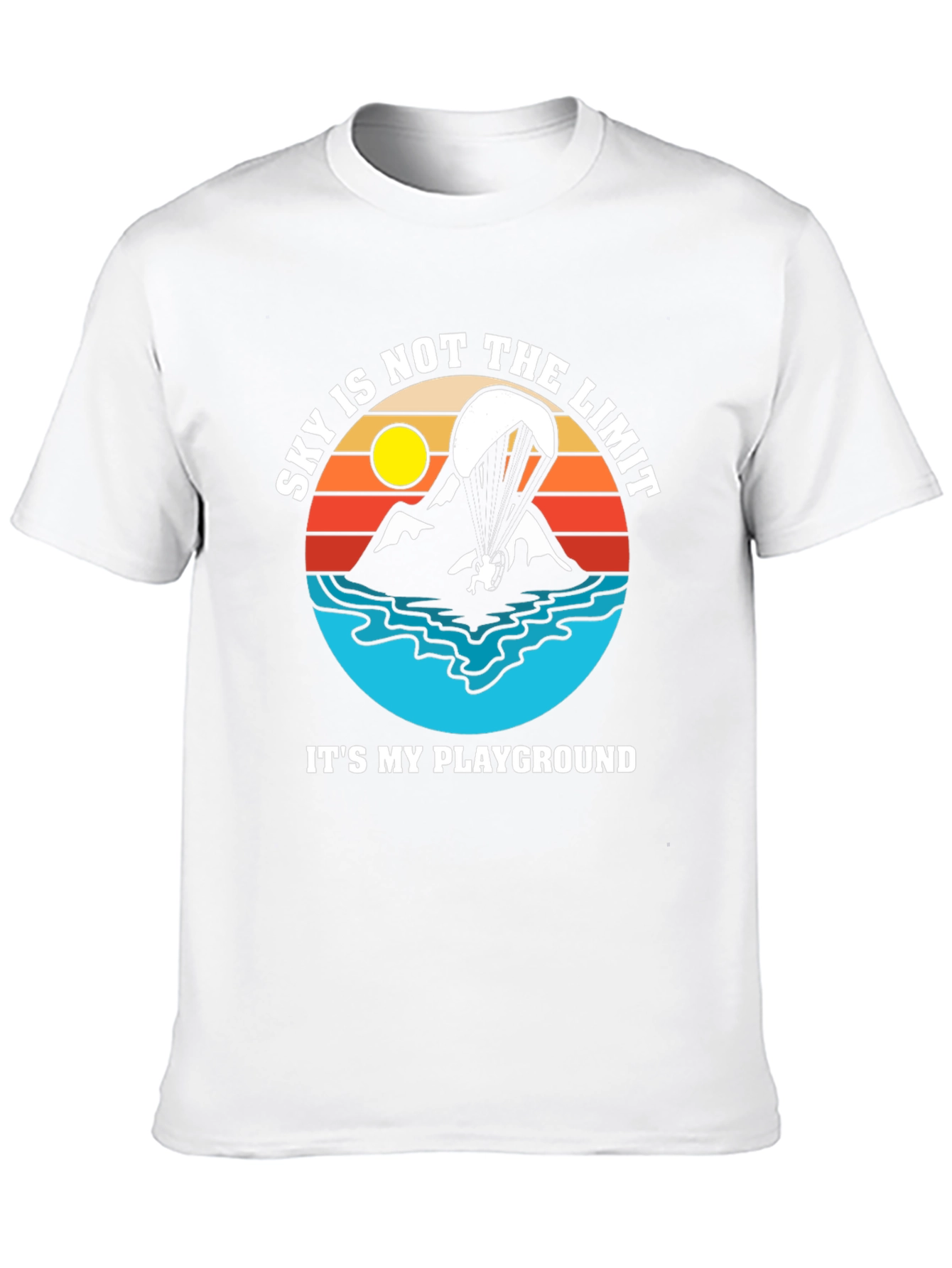 Skys Not The Limit T-Shirt - Paragliding Adventure Tee