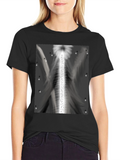 Abstract Angel Wings Graphic T-Shirt