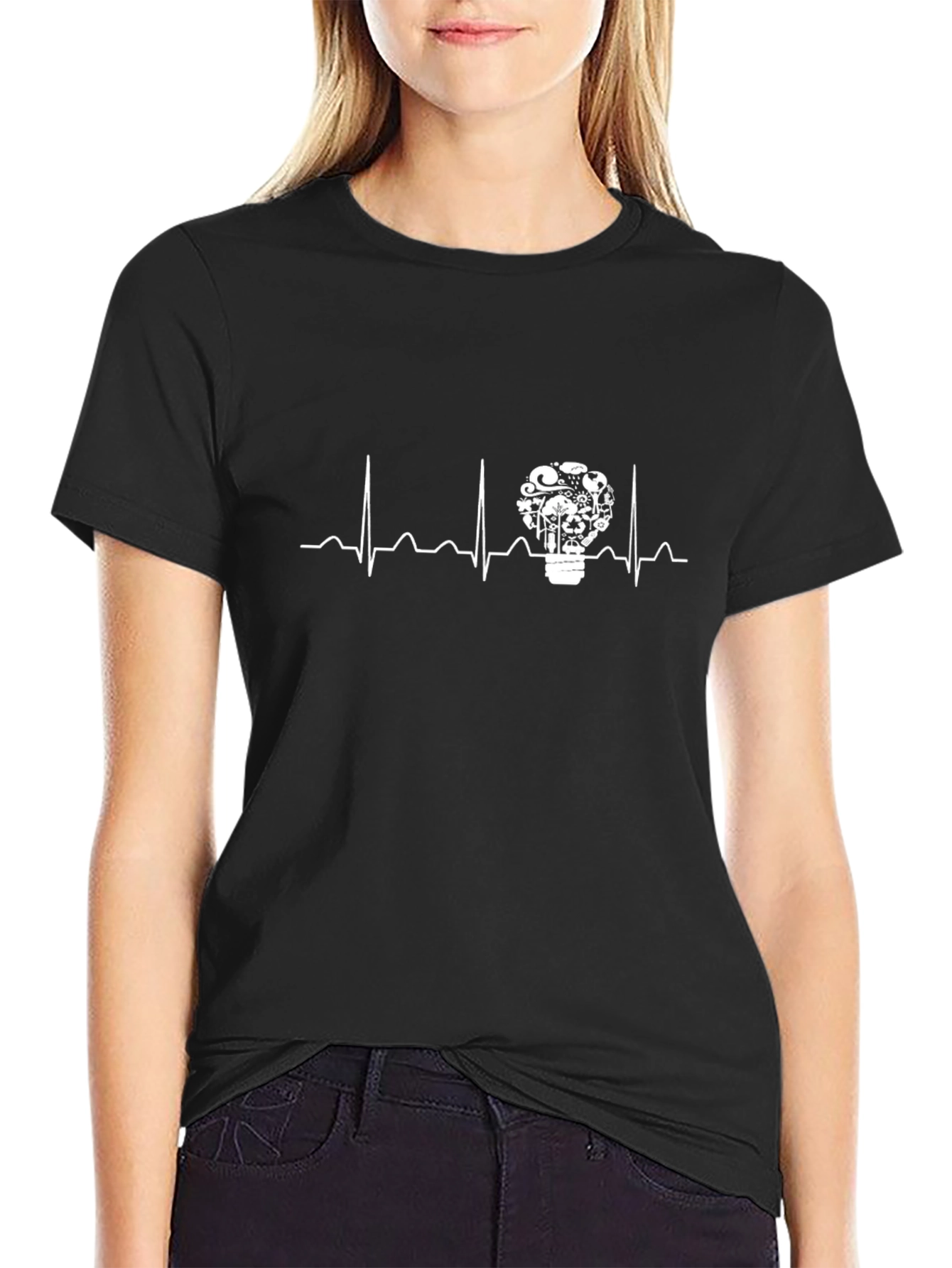 Creative Idea Heartbeat T-Shirt