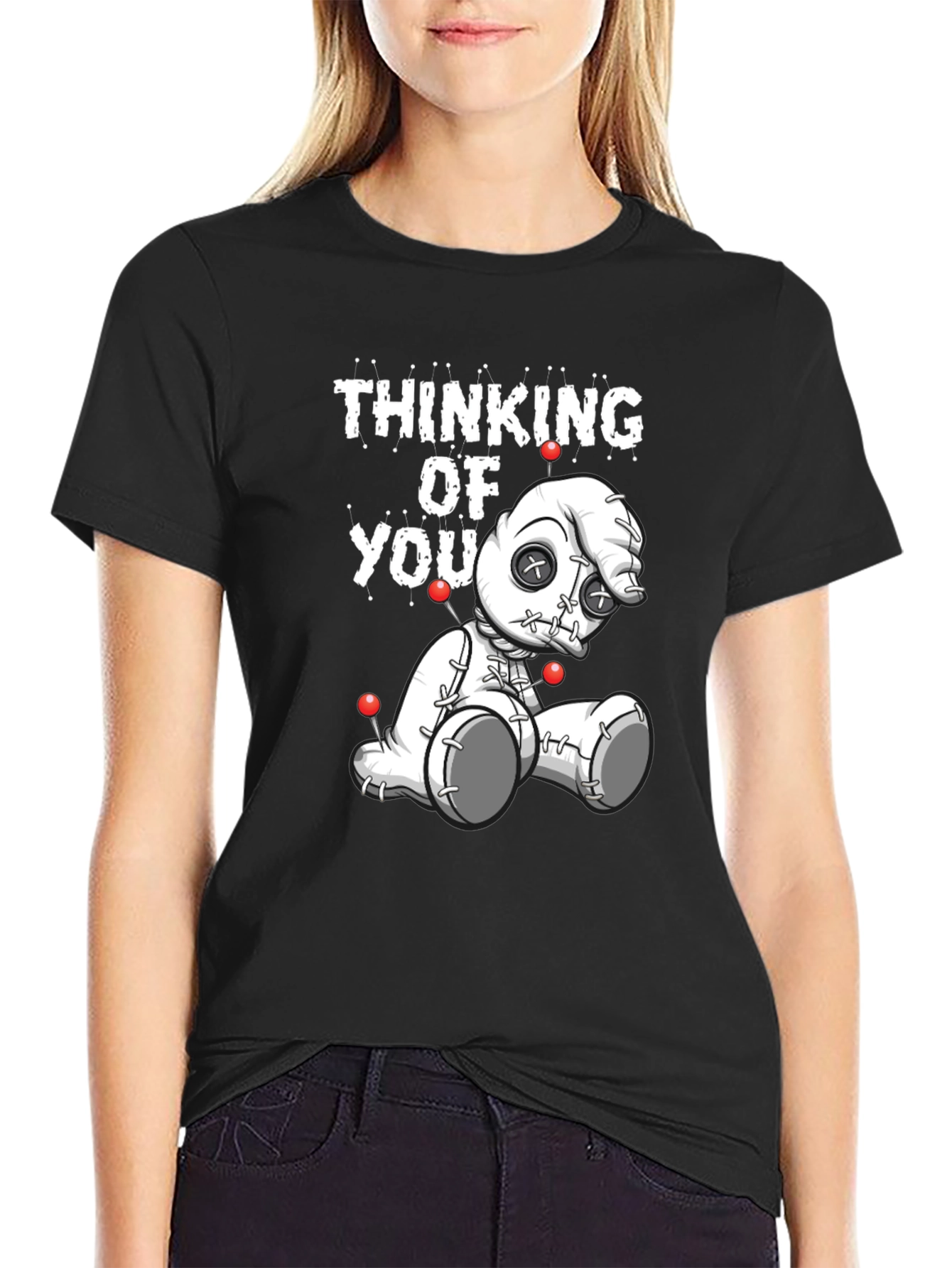 Thinking Of You Voodoo Doll T-Shirt