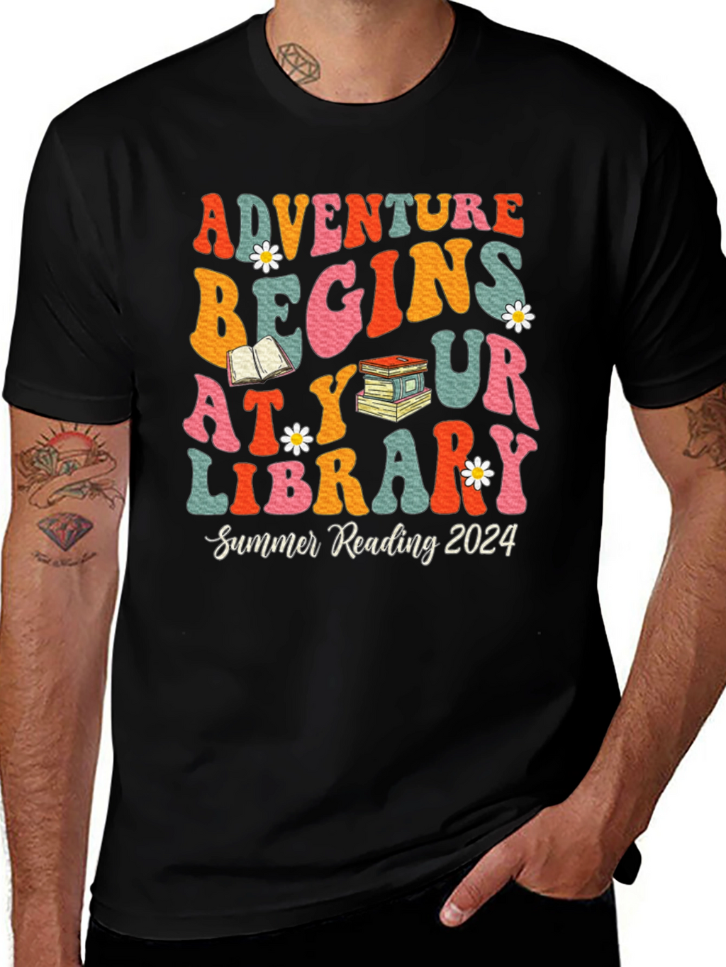 Adventure Begins At Your Library T-Shirt