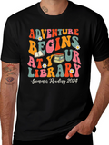 Adventure Begins At Your Library T-Shirt