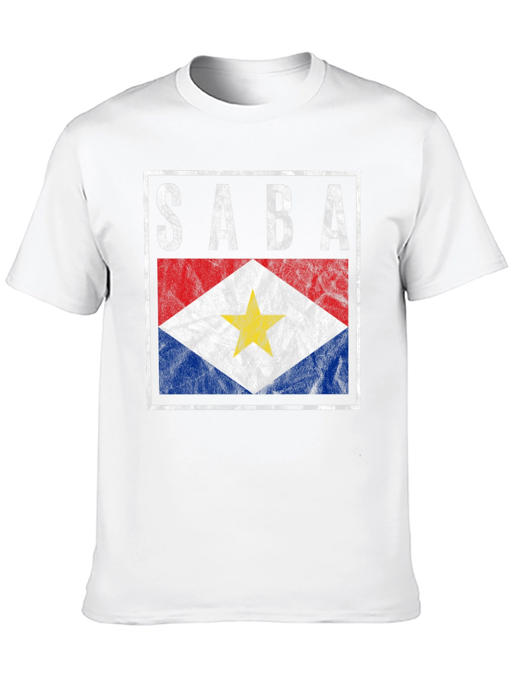SABA Flag Graphic Tee - Island Pride Shirt
