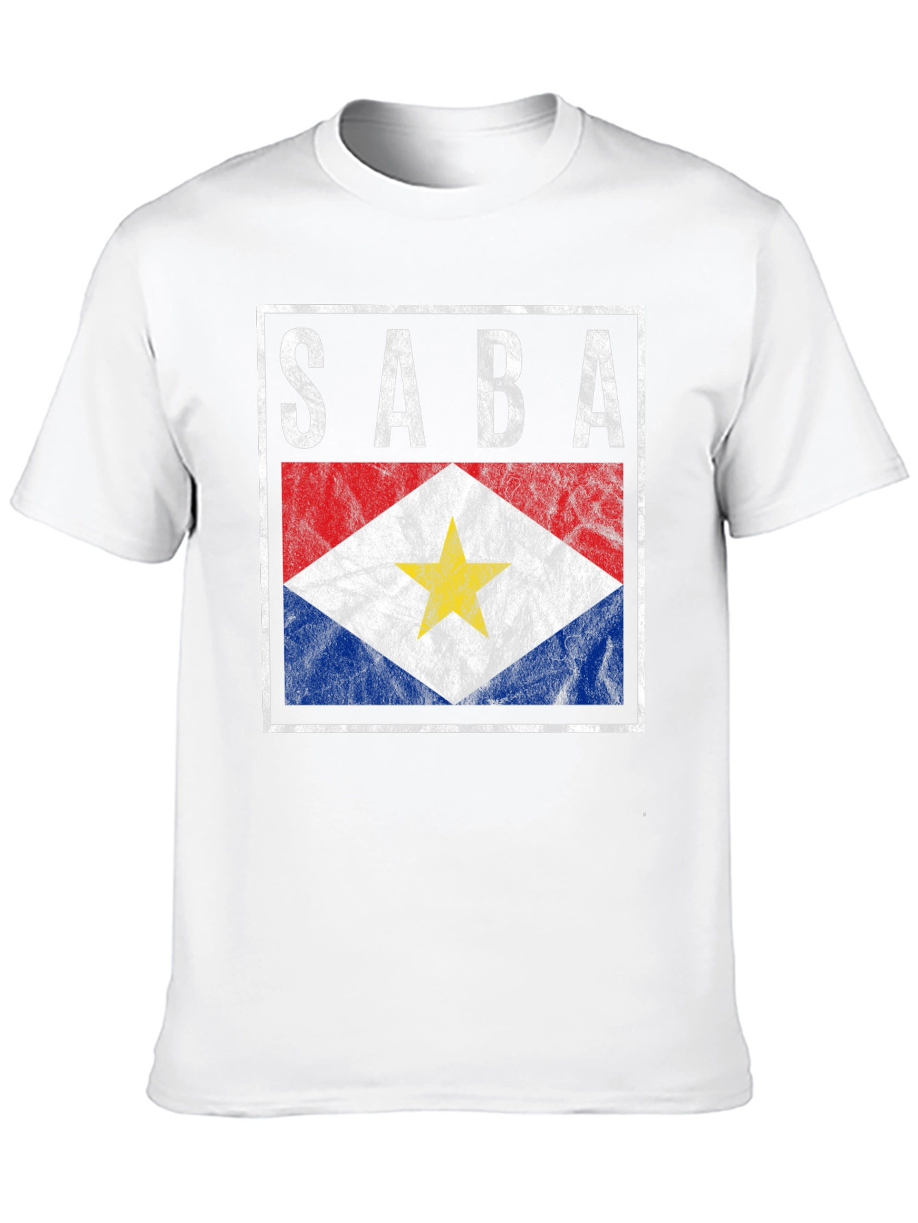SABA Flag Graphic Tee - Island Pride Shirt