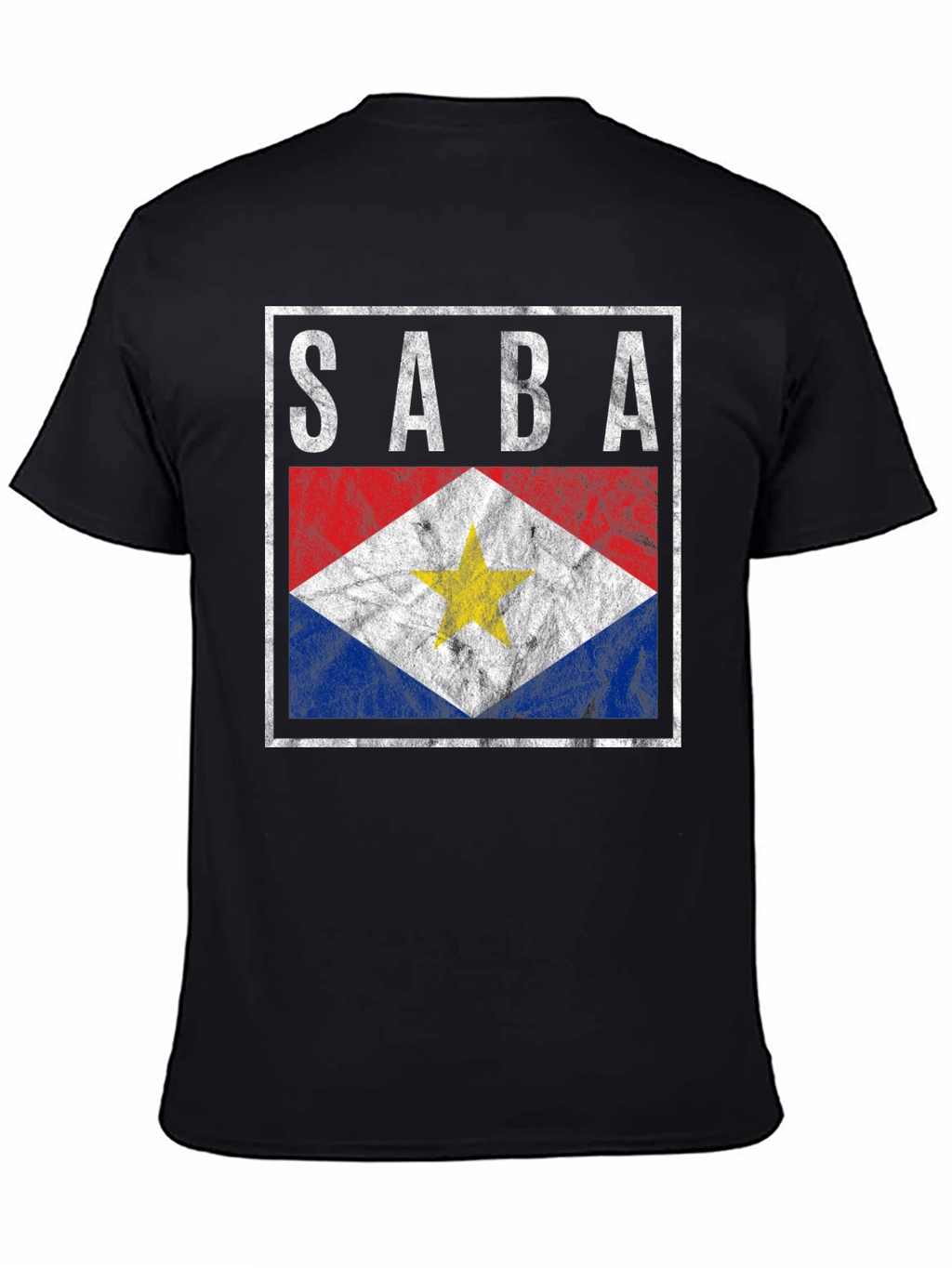 SABA Flag Graphic Tee - Island Pride Shirt