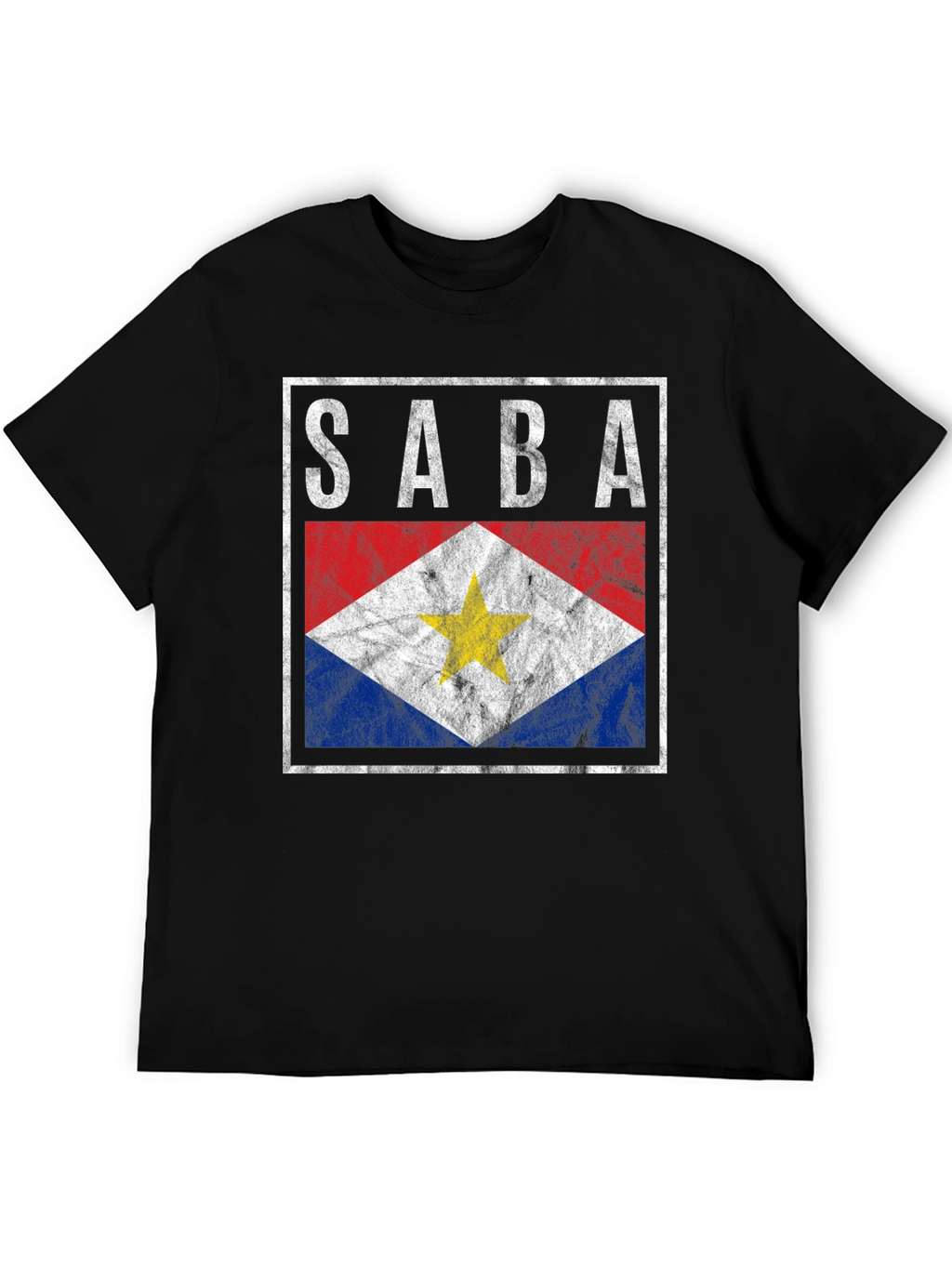 SABA Flag Graphic Tee - Island Pride Shirt