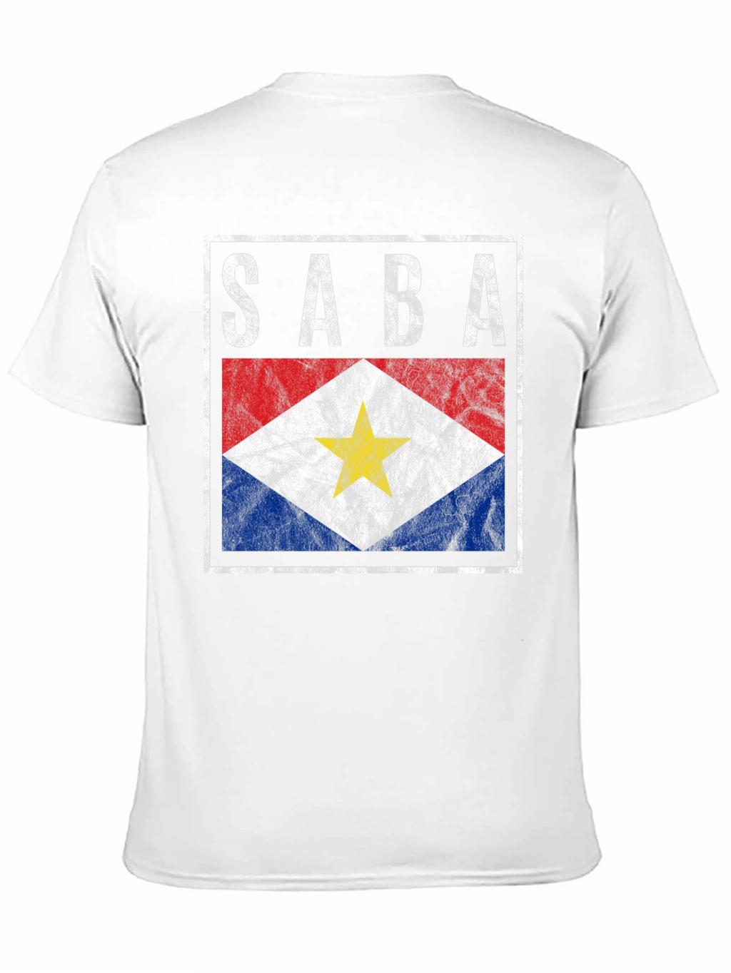 SABA Flag Graphic Tee - Island Pride Shirt