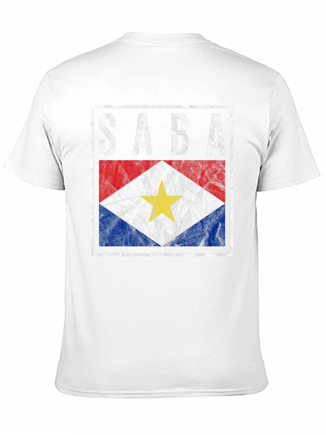 SABA Flag Graphic Tee - Island Pride Shirt