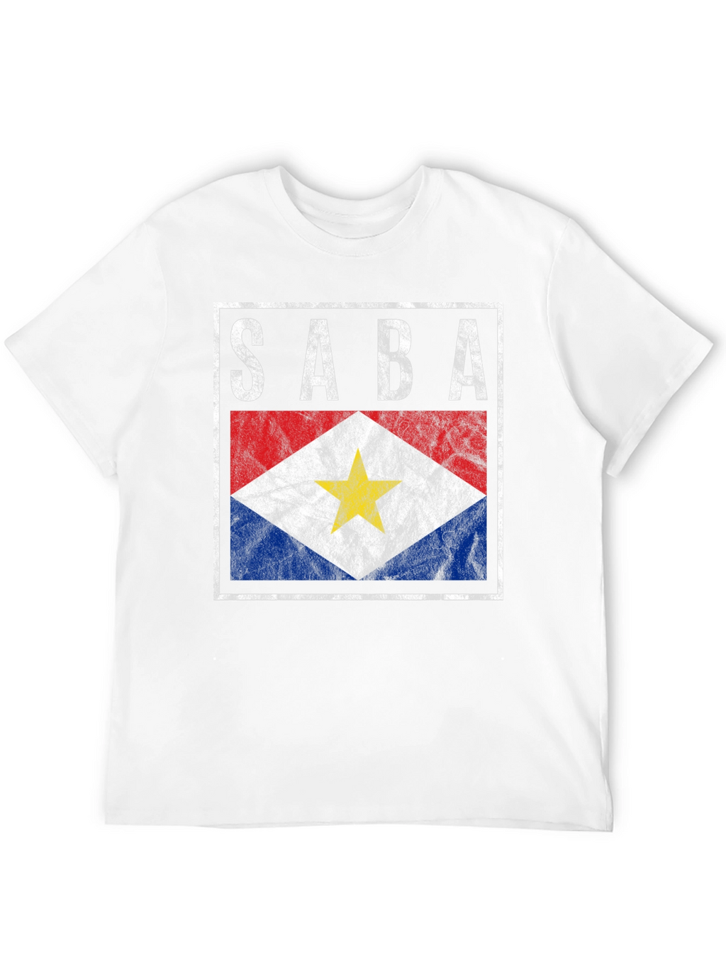 SABA Flag Graphic Tee - Island Pride Shirt