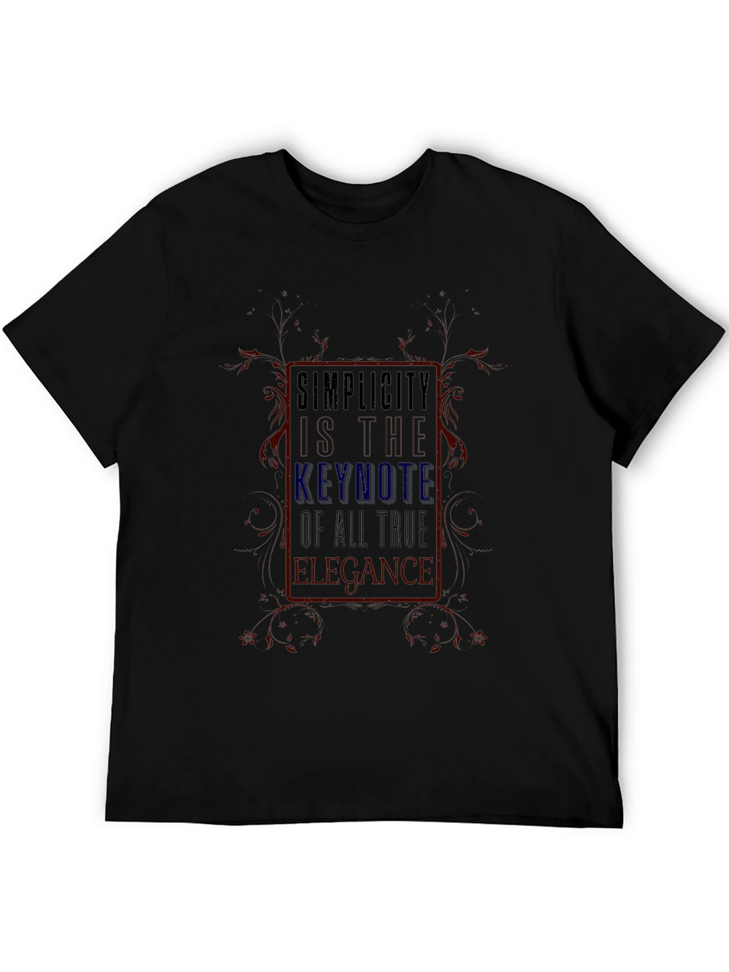 Simplicity Keynote Graphic T-Shirt - True Elegance Design