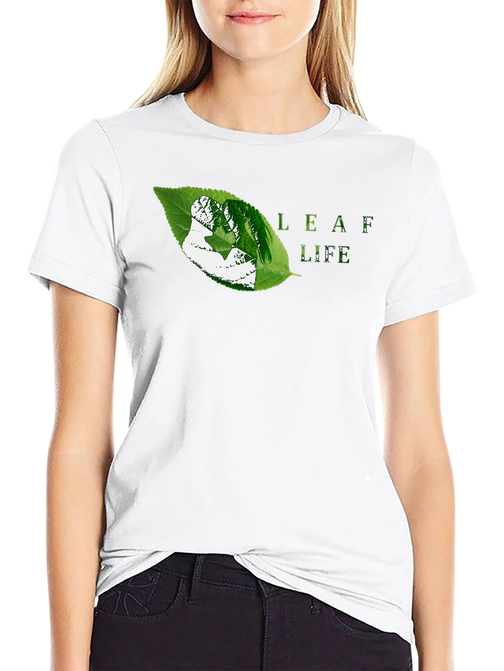 Leaf Life Graphic Tee - Nature Inspired Design
