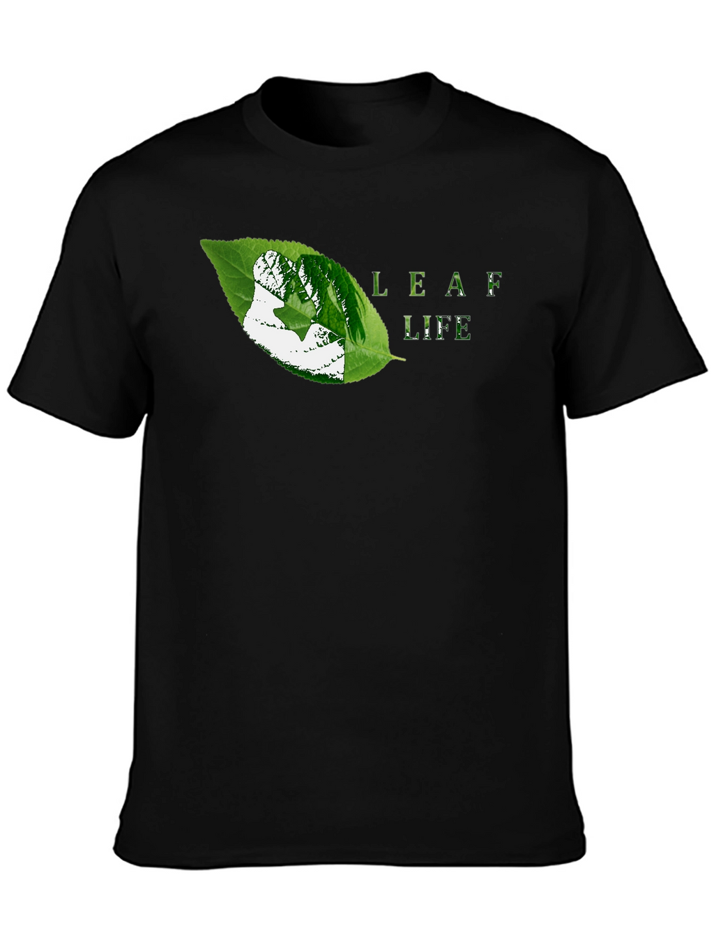 Leaf Life Graphic Tee - Nature Inspired Design
