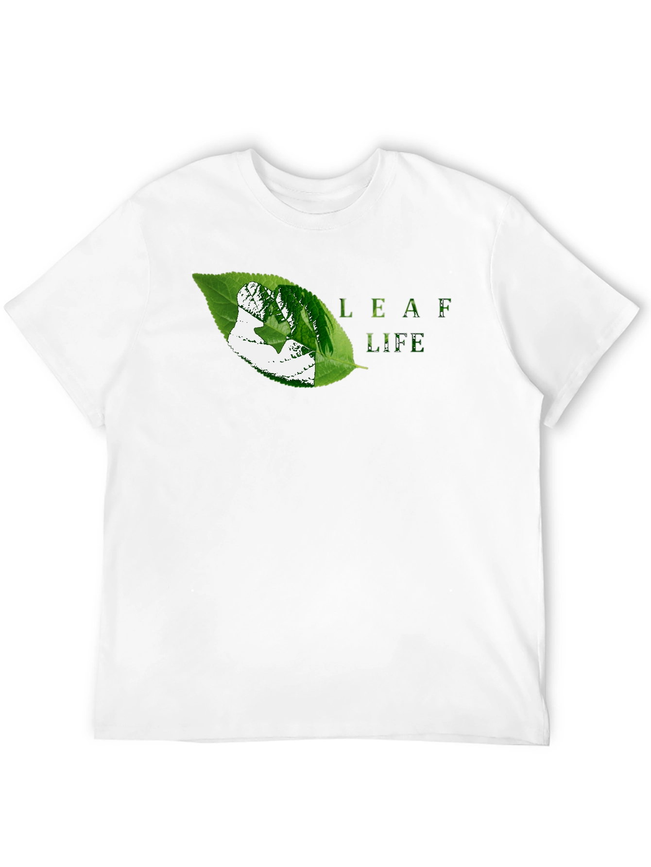 Leaf Life Graphic Tee - Nature Inspired Design