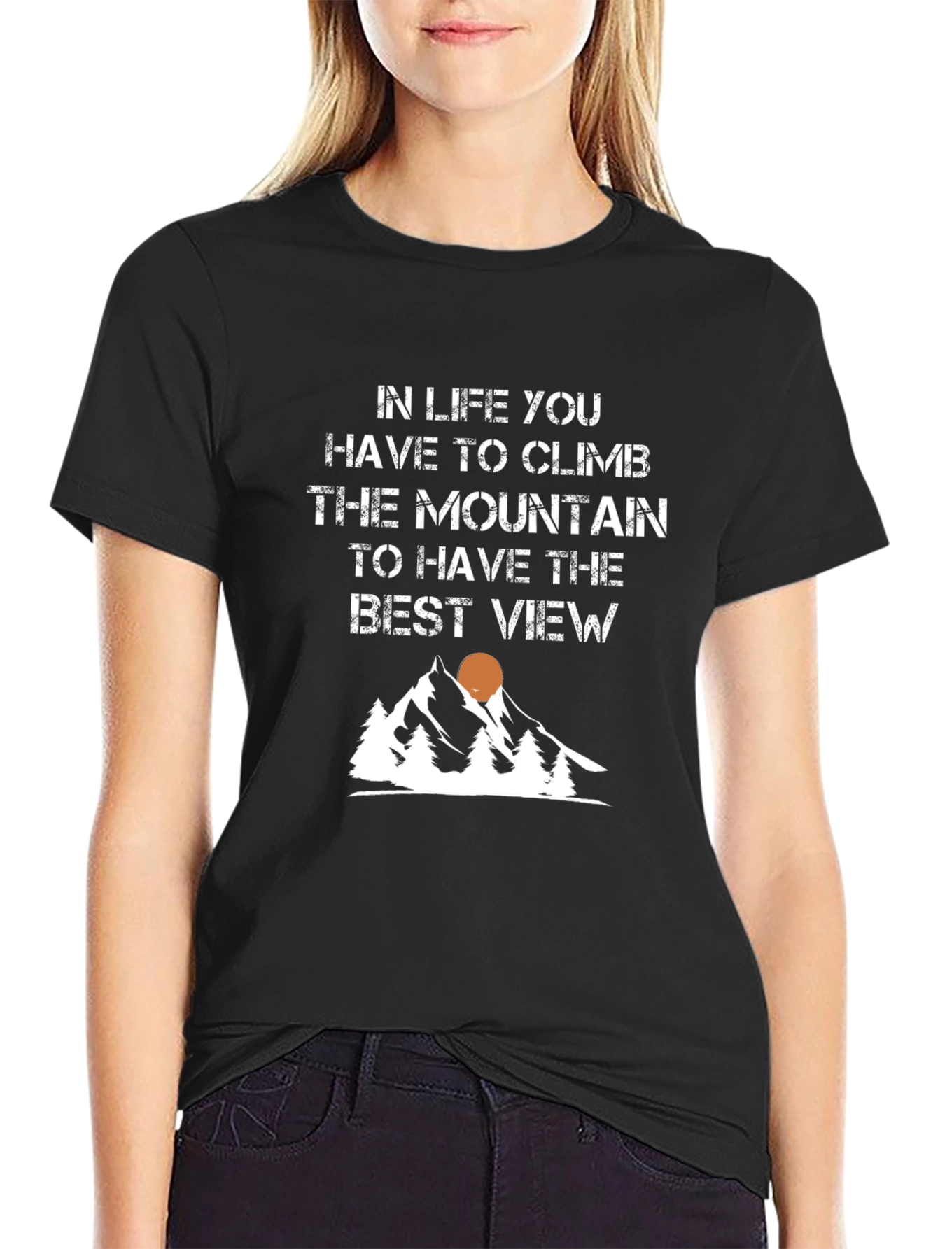 Climb the Mountain Graphic Tee - Adventure T-Shirt