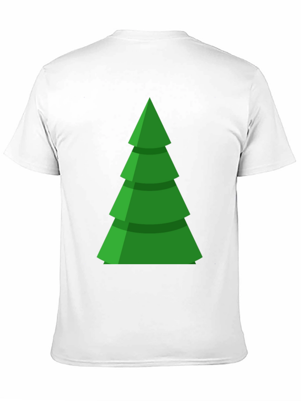 Festive Green Christmas Tree Graphic Tee
