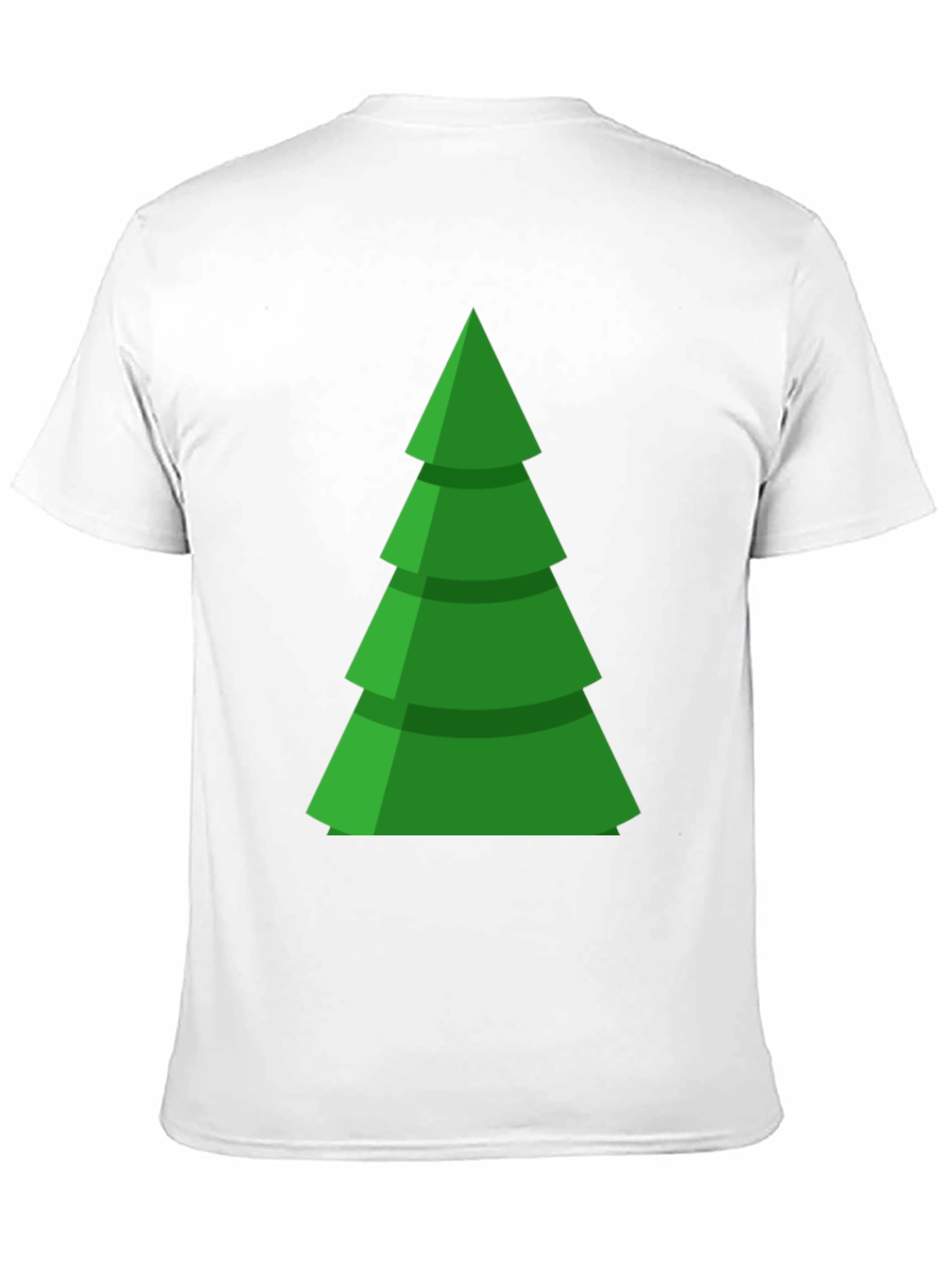 Festive Green Christmas Tree Graphic Tee