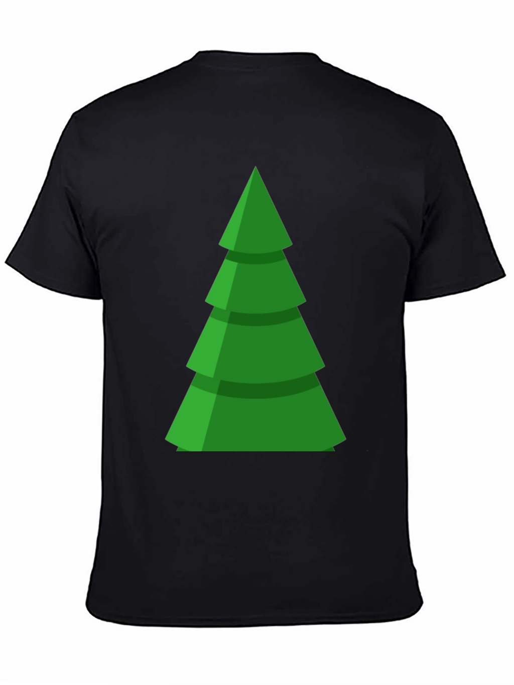 Festive Green Christmas Tree Graphic Tee
