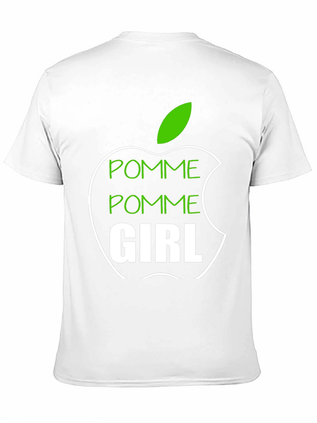 Pomme Girl Graphic Tee - Apple Inspired T-Shirt