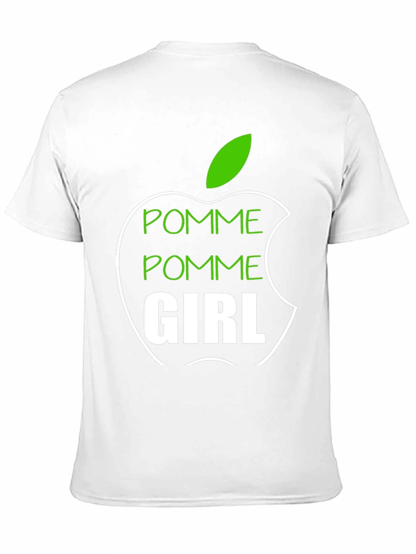 Pomme Girl Graphic Tee - Apple Inspired T-Shirt