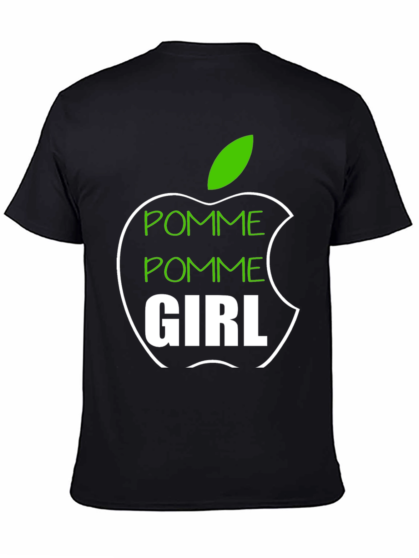 Pomme Girl Graphic Tee - Apple Inspired T-Shirt