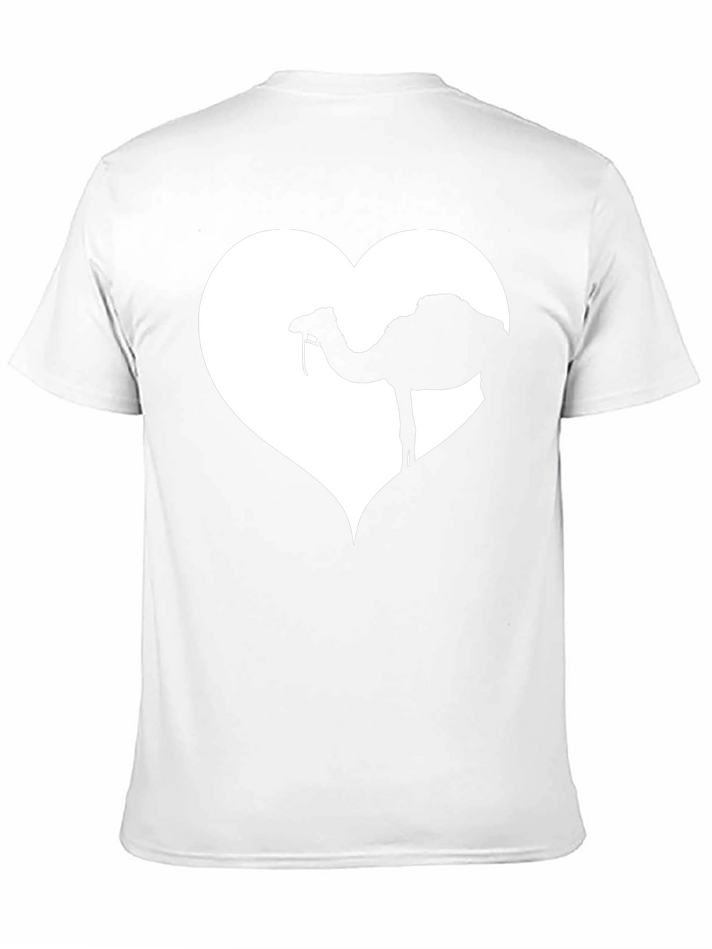 Camel Heart Graphic Black T-Shirt