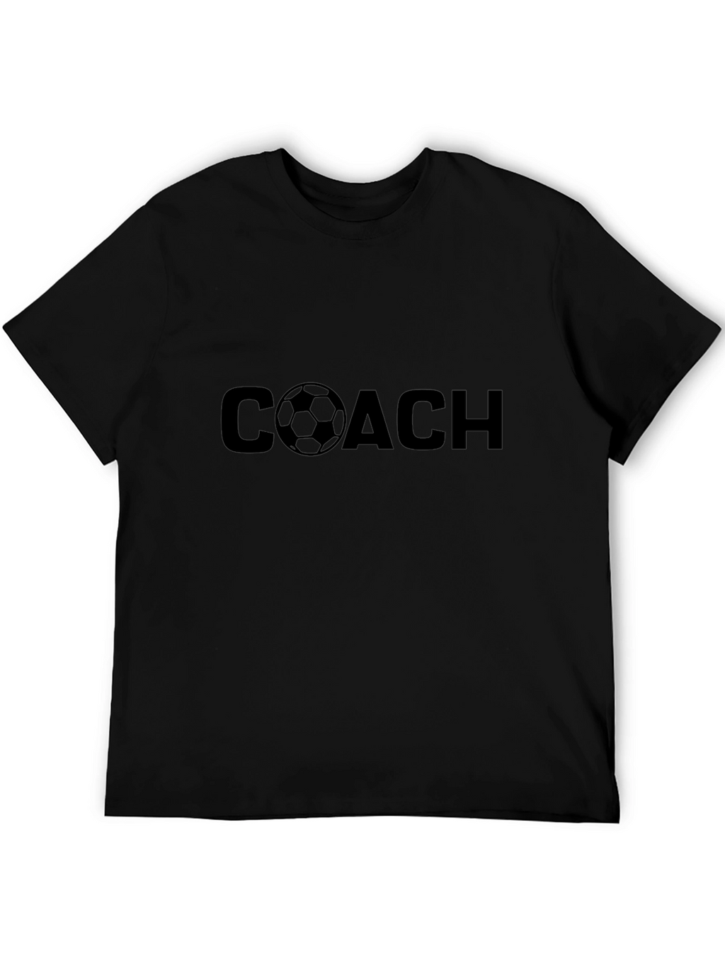 Soccer Coach T-Shirt - Black