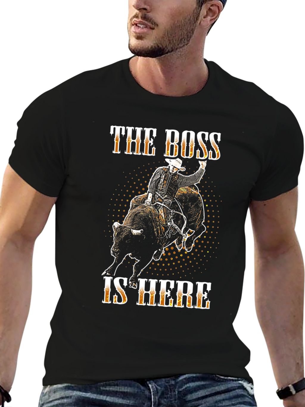 The Boss Is Here Graphic Tee