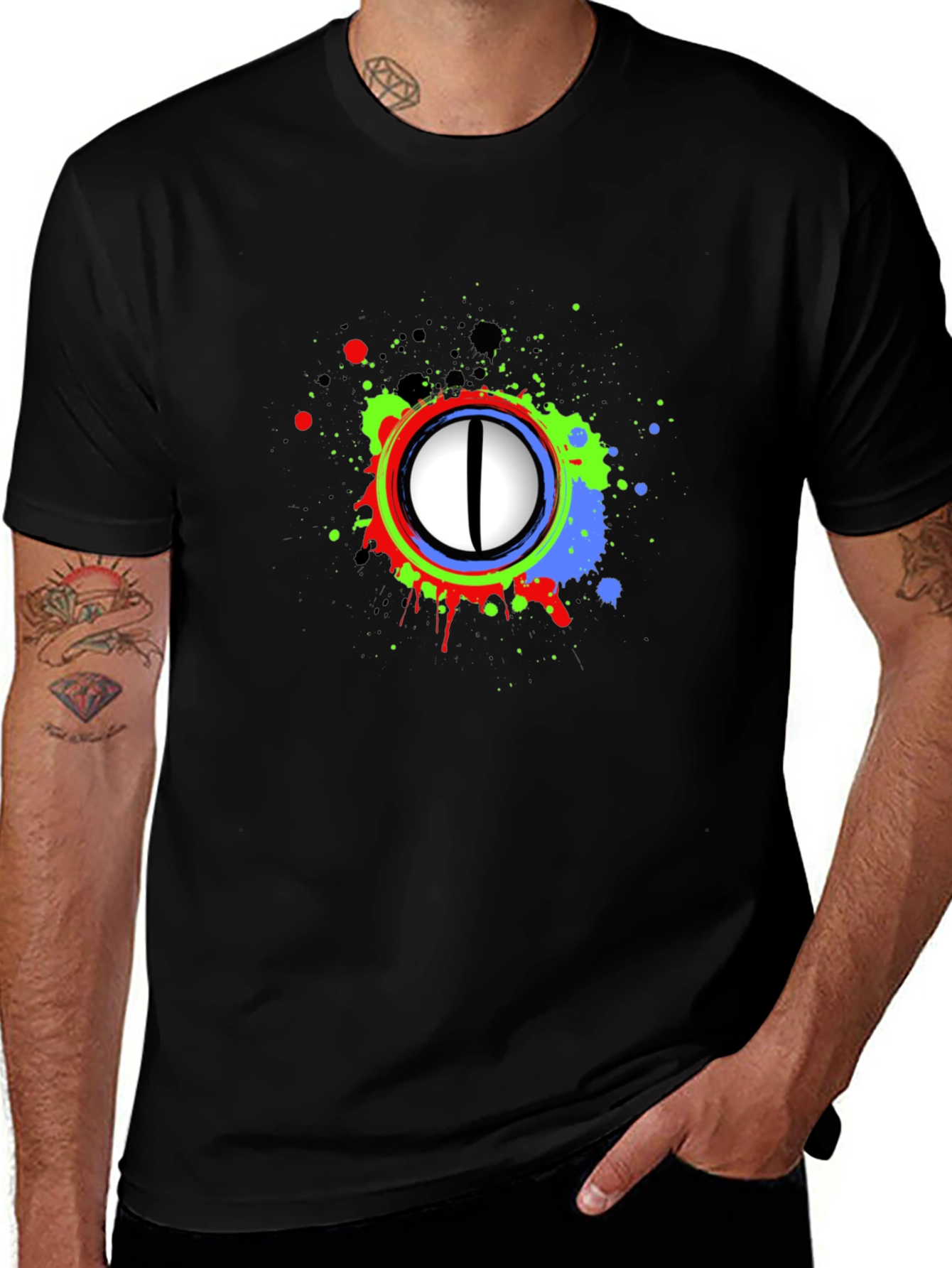 Abstract Eye Graphic T-Shirt