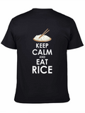 Keep Calm and Eat Rice T-Shirt