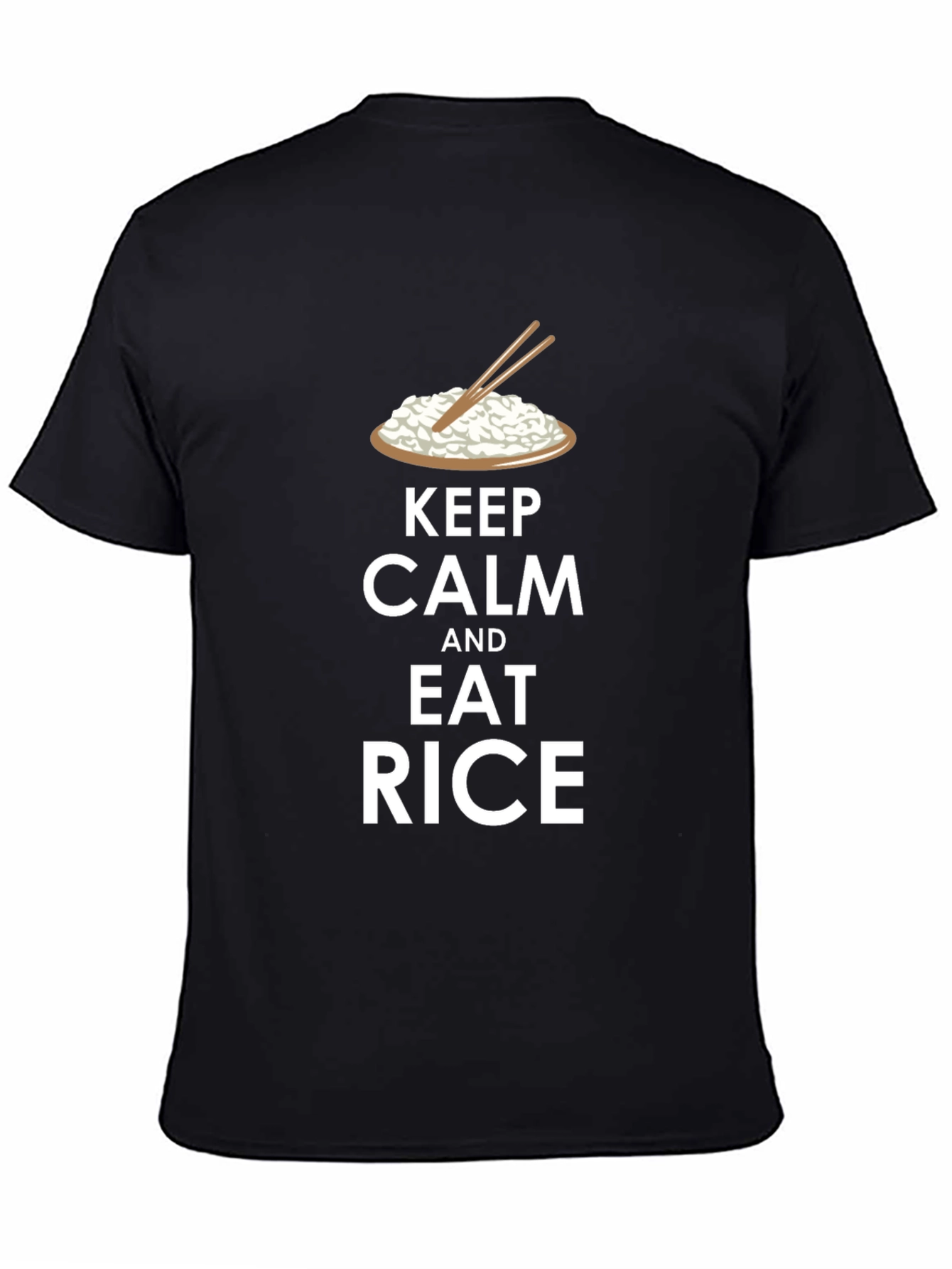 Keep Calm and Eat Rice T-Shirt