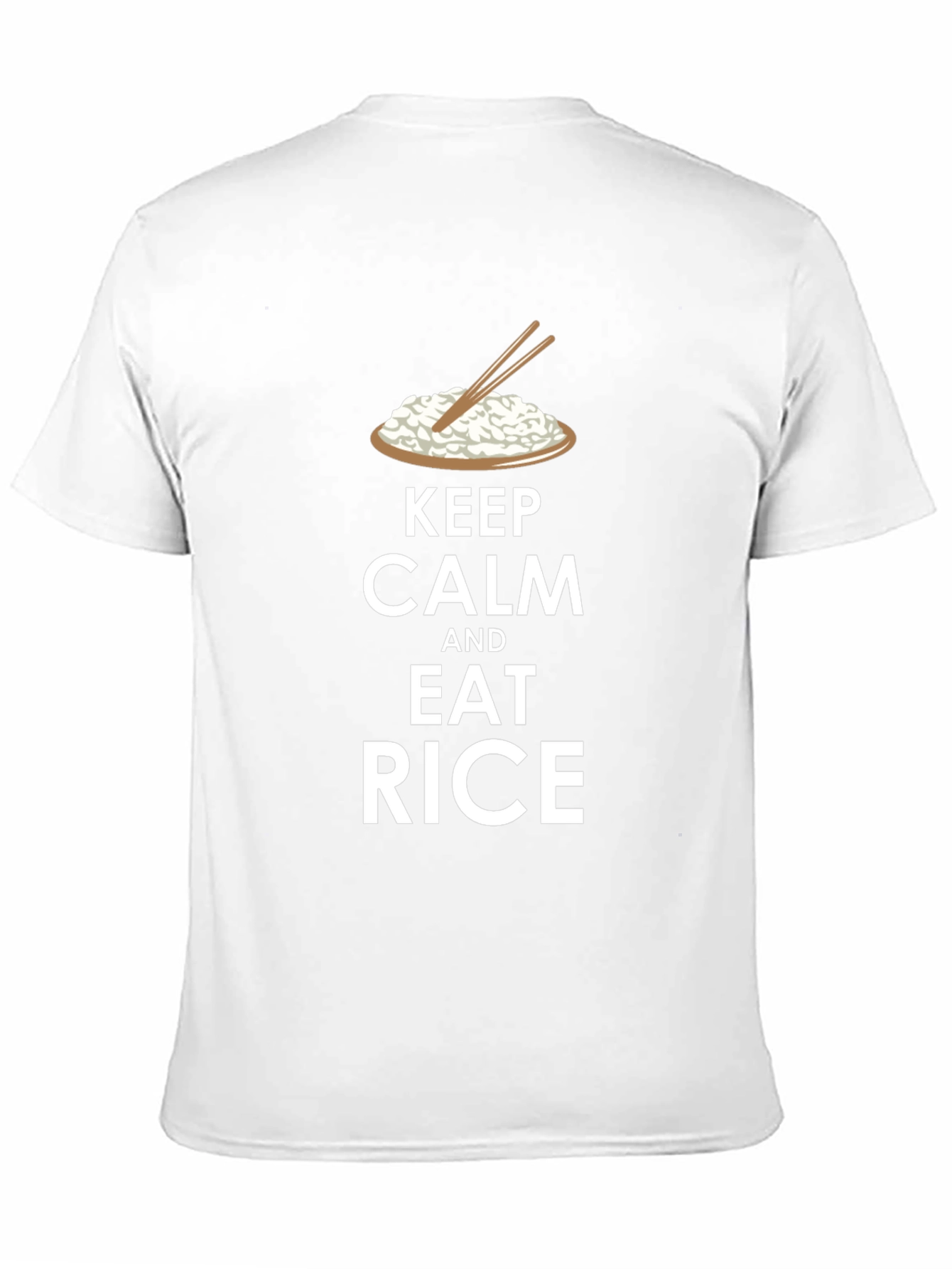 Keep Calm and Eat Rice T-Shirt