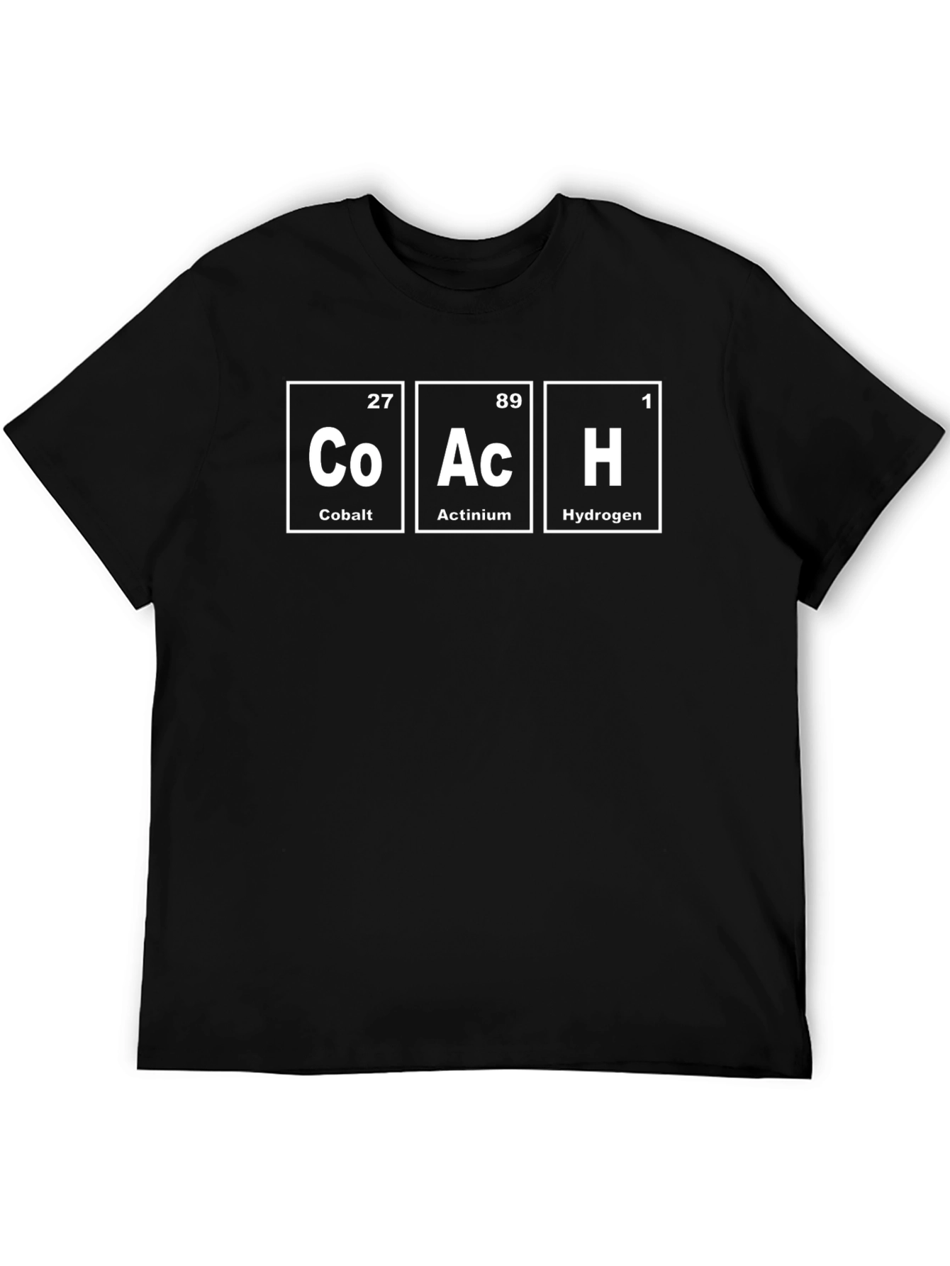 Coach Periodic Table Elements Funny T-Shirt