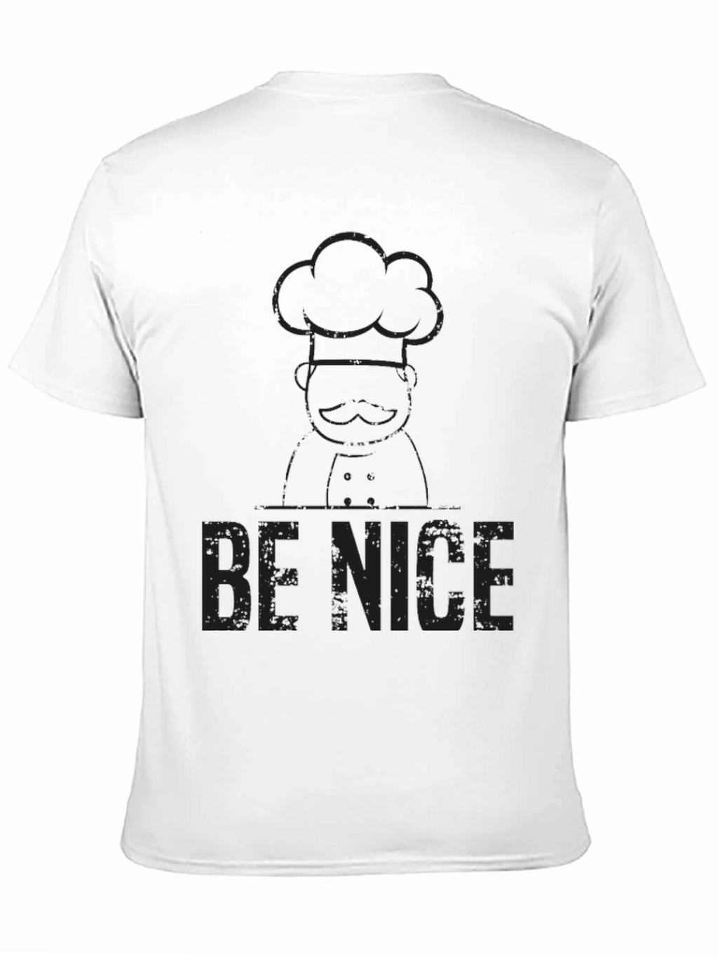 Be Nice Chef Graphic T-Shirt - Black